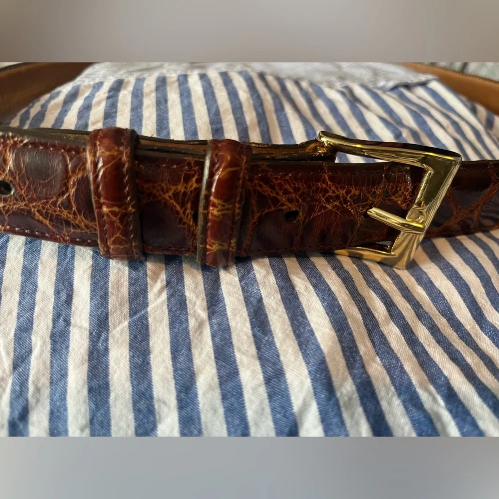 Crookhorn American Alligator Belt